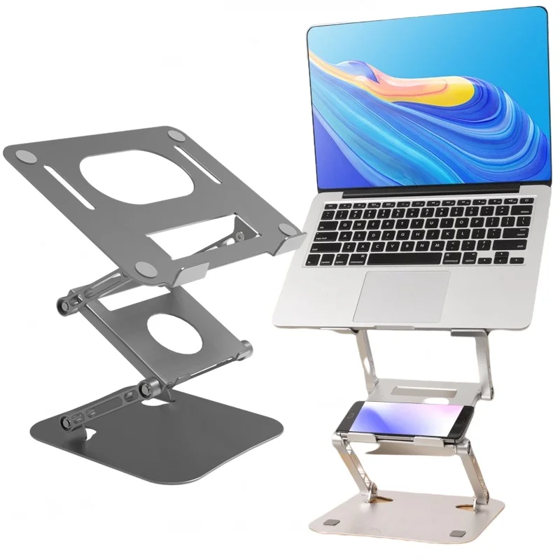 

Aluminium Foldable Laptop Stand Portable Laptop Holder Tablet Notebook Stand For PC MacBook Air Pro ipad 11-17.3 Inch Computer