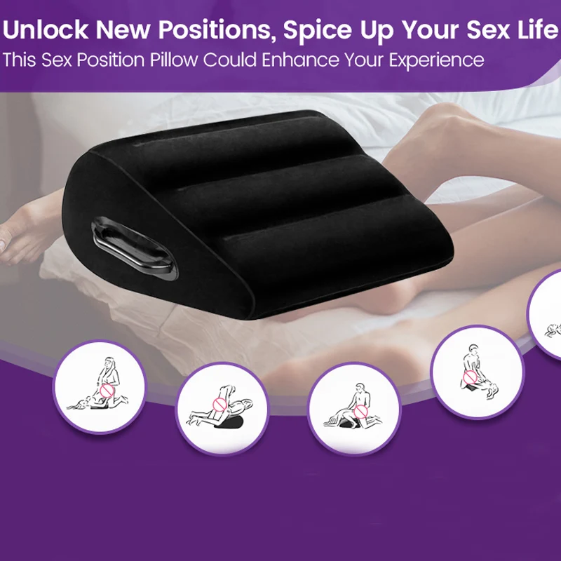 Home Gift Sex Bed Pillow Love Toys For Sexy Inflatable Pillows Wedge Triangles Position Erotic Cushion Sex Shop Adults Pillows