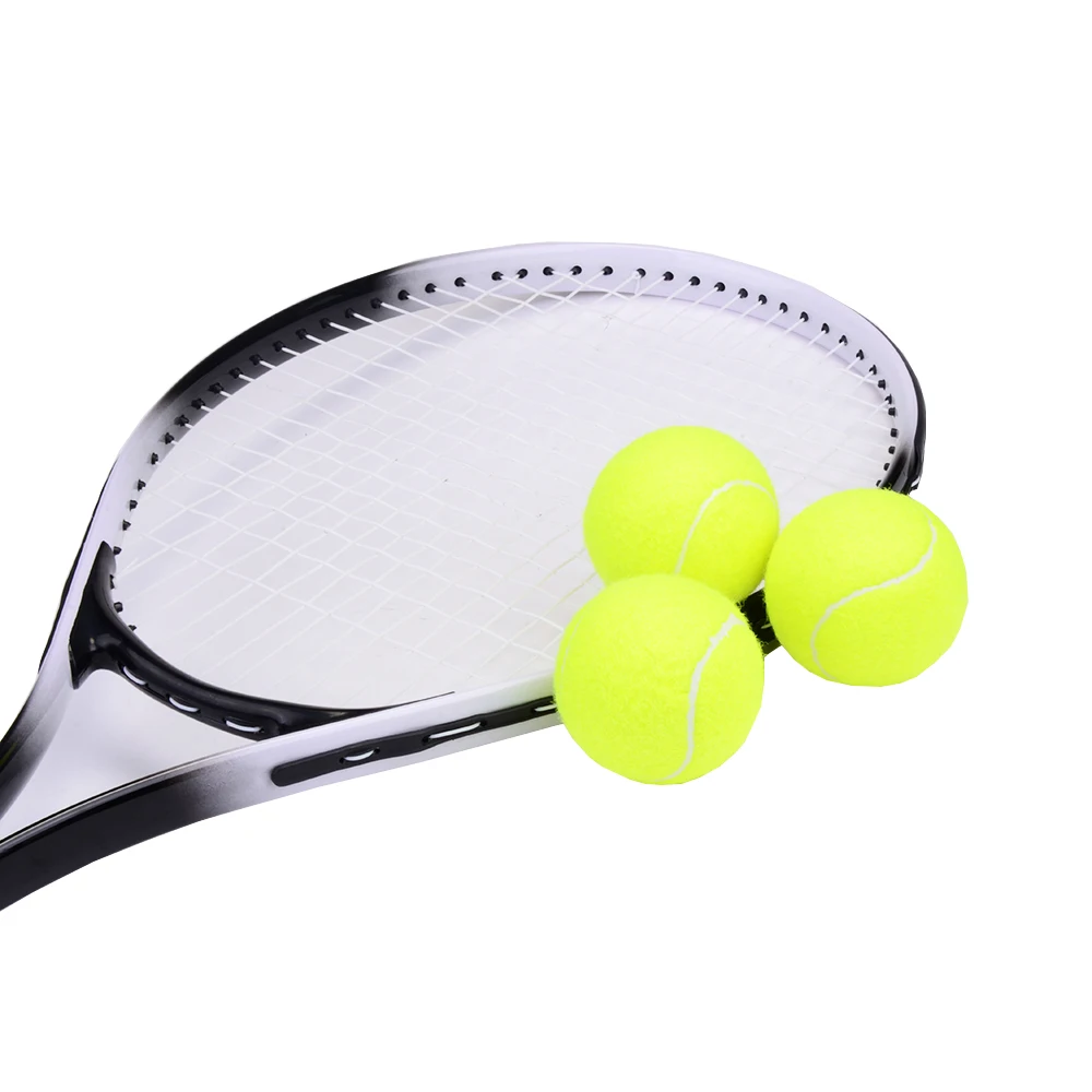3 PCS Elasticity Tennis Ball Soft Training Sport Rubber Padel Balls for Practice Reduced Pressure