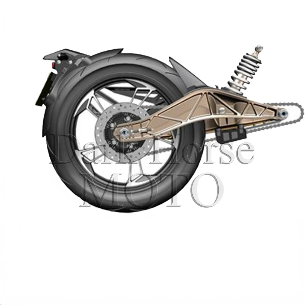 

Rear Flat Fork Shock Absorber Rear Tire Rim Rear Chain Brake Disc Rear Mud Plate FOR ZOMTES ZT 125 U1 125U1 155 U1 155U1