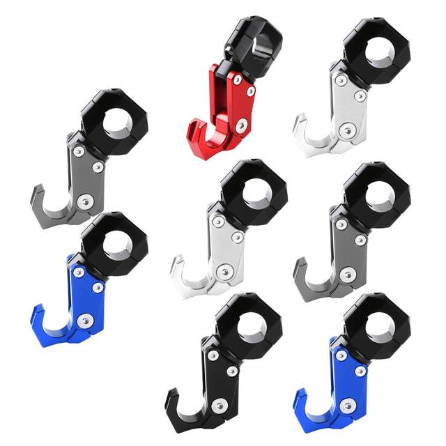 Metal Motorcycle Hook Holder Aluminum Alloy Luggage mount and storage Hanger Universal Spare Parts 22mm Moto Parts
