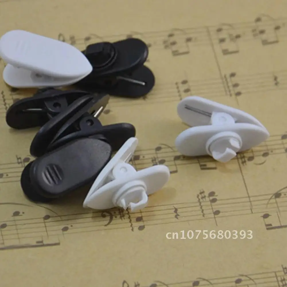 

10pcs x New Earphone Cable Wire Holder Mount Collar Clip Nip Clamp Headphone Wire Lapel Clip Clamp Holder Wire