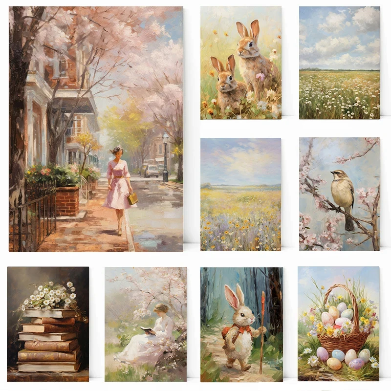 Spring/Easter Bunny Canvas 1