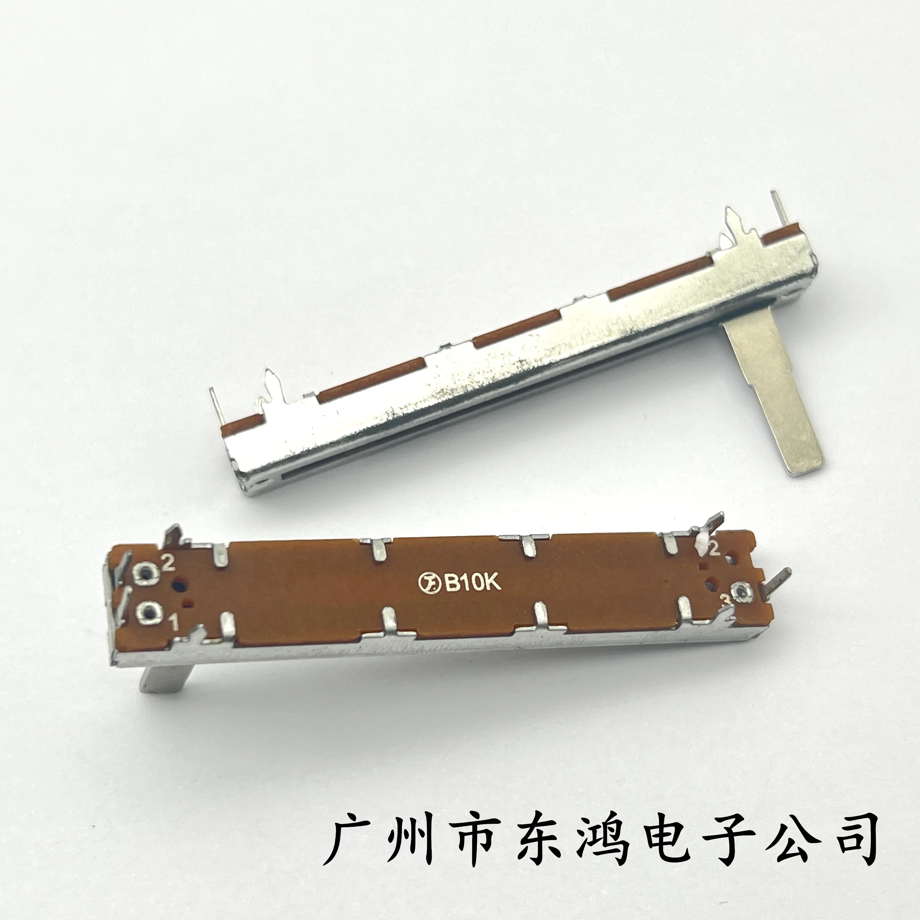 1 PCS F brand 60MM straight slide mono potentiometer B10K, 3 pin shaft length 18mm