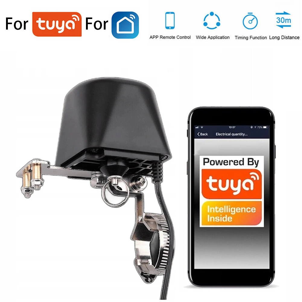 

For TUYA Smart WiFi Water Valve Control Gas Shutoff Controller App Remote Control Wireless Control For Tuya Smart Life