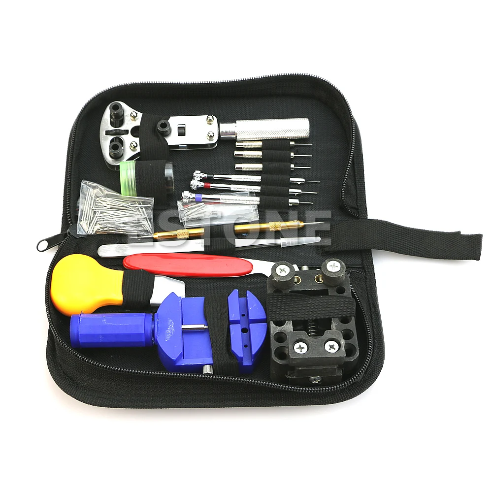 

144 Pcs Watch Repair Tool Opener Link Remover Spring Bar Pins Carrying for CASE