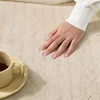 Artistic Round Carpet Stripes Creative Rugs Bedroom Soft Comfortable Play Rug Living Room Coffee Table Lines Decorative Carpets 6