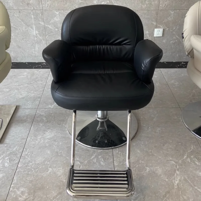 Rotating Ergonomic Working Barber Chairs Lash Simple Pedicure Barber Chairs Roulette Silla Peluqueria Salon Furniture YQ50BC