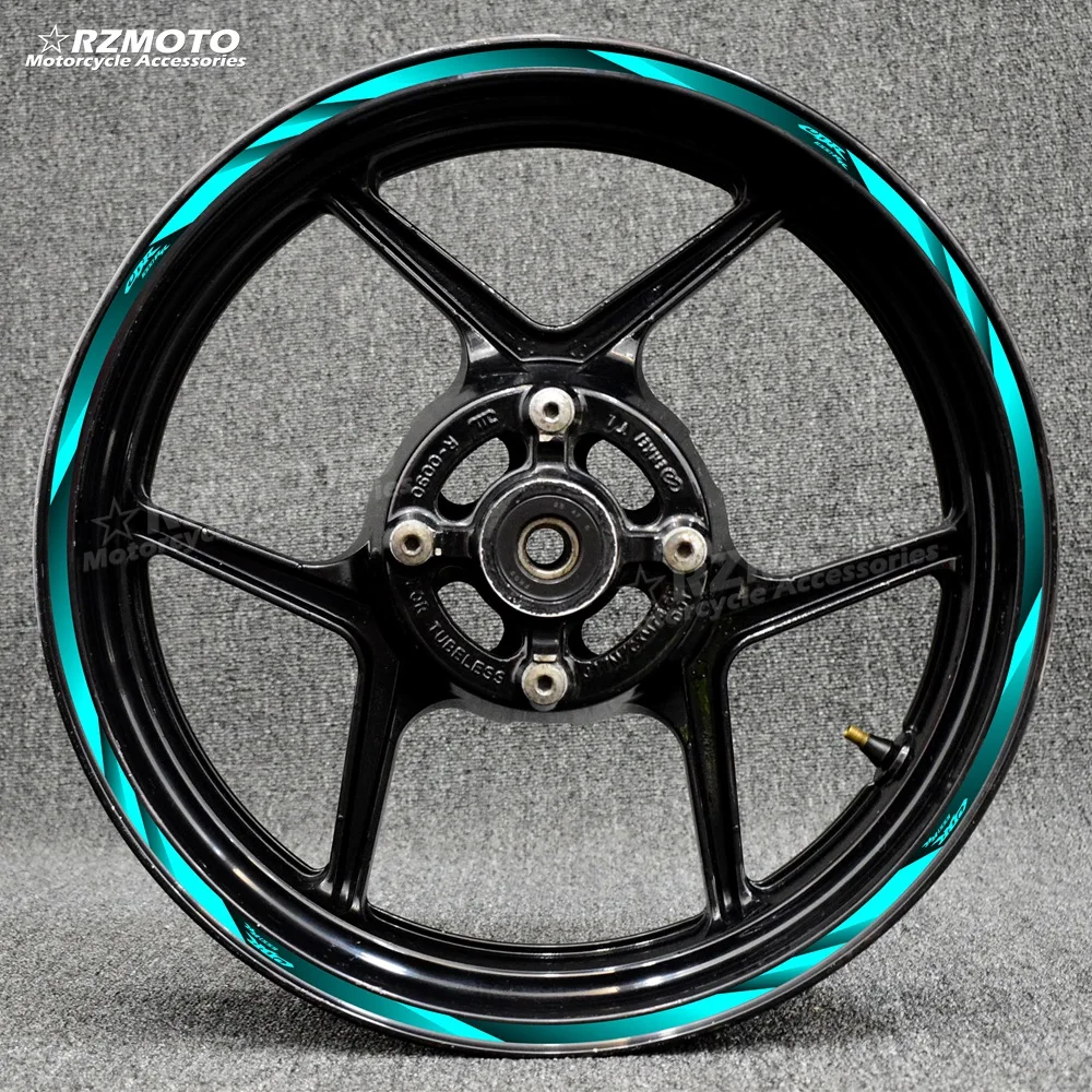 

Reflective Rim Stickers Motorcycle 17 Inch Front Rear Decal Wheel Hub Waterproof For HONDA HRC CBR1000RR fireblade