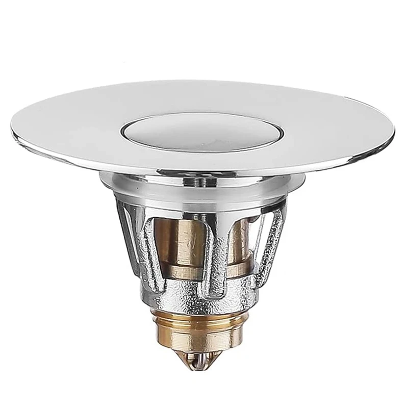 

Universal Bathroom Sink Plug Anti-Clogging -Up Drain Plug Suitable For Bathroom Sink Drain Filter With Filter Basket