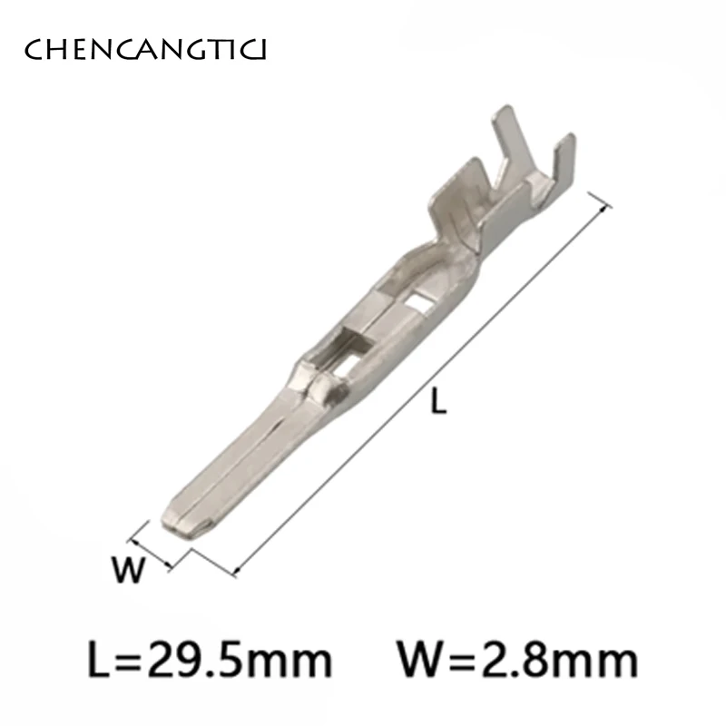 Terminal connector 20 Pcs 1.5/2.8MM FCI Tyco Auto Crimping Wire Terminal Copper Contact Male Female Pins 211cc2s1120 211cc2s1160p 211CL3S2160