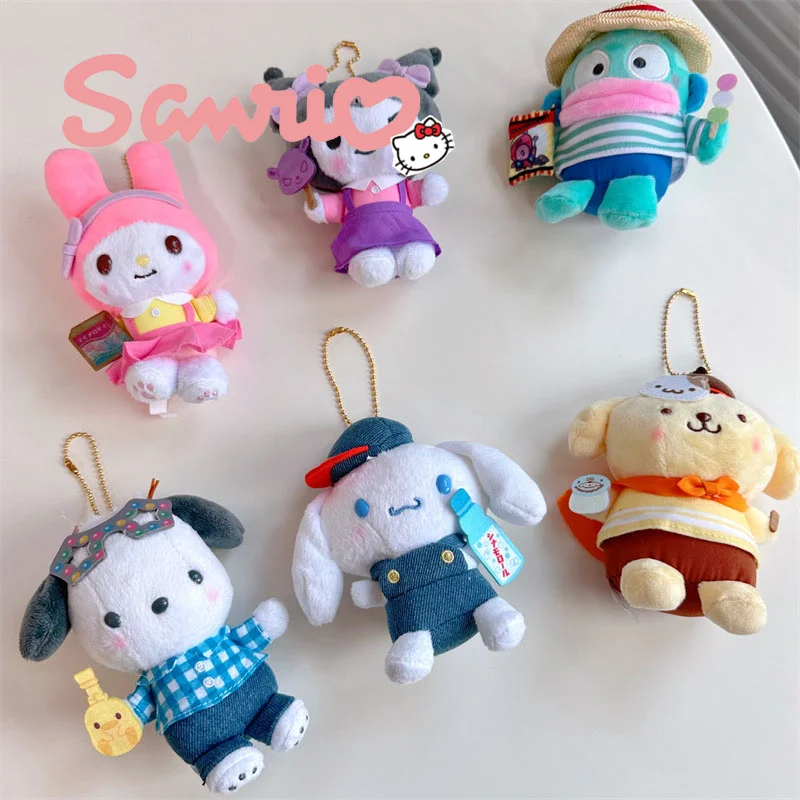 

12 см Sanrio Kuromi Melody Милая Конфетница магазин серии Плюшевые игрушки Cinnamoroll почтовый мультфильм милое украшение детский подарок
