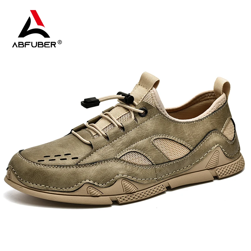 

Summer Leather Shoes Men Casual Sneakers Breathable Driving Shoe Soft Leather Loafers Men Shoes Comfort Moccasins Tooling Shoe
