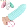 Male Masturbator Egg Sex Toys For Men Artificial Vagina Soft Stick Realistic Pocket Pussy Eggs For Masturbation Adults 18+ Goods 1