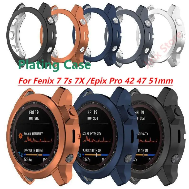 Premium Plating TPU Smartwatch Protective Case and Strap Bumper for ...