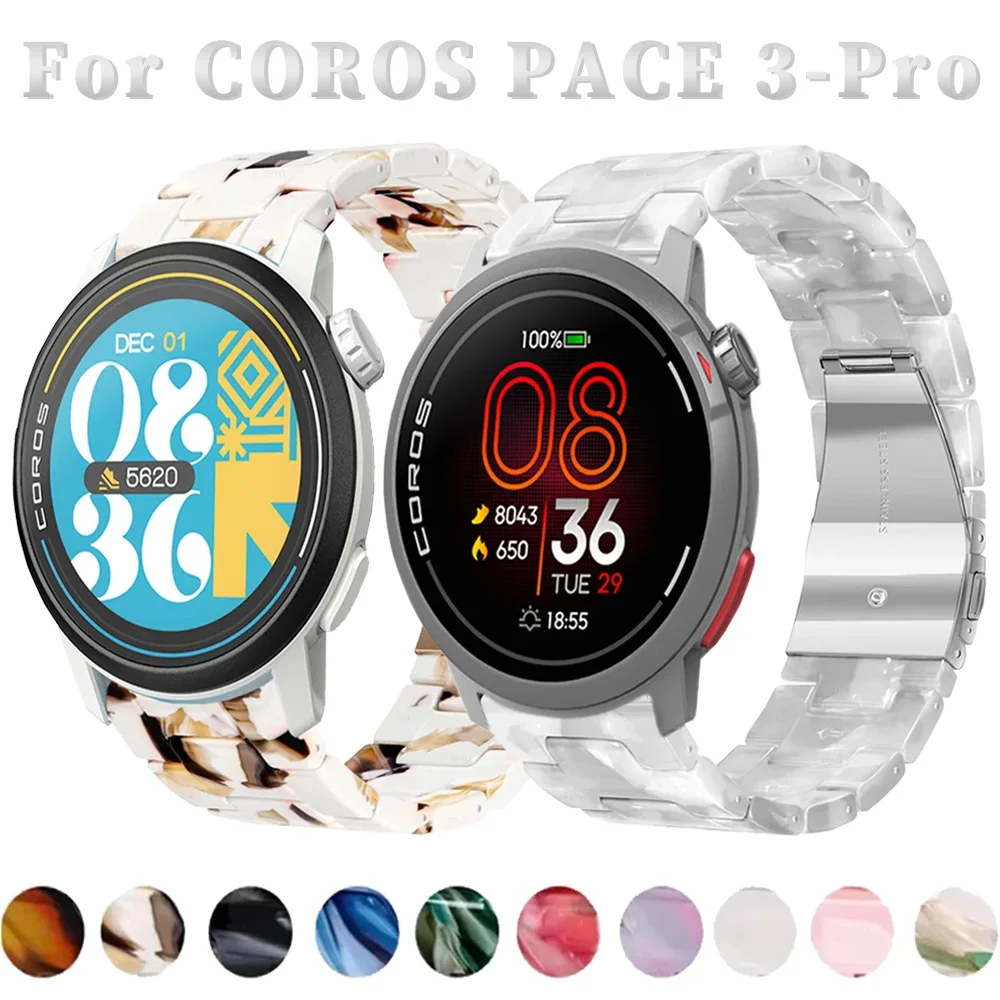 Adjustable 20mm/22mm Resin Watch Strap and Wristband Bracelet