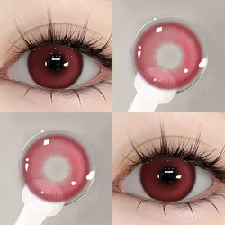 Bio - essence Vibrant Pink Prescription Color Contact Lenses (Red)