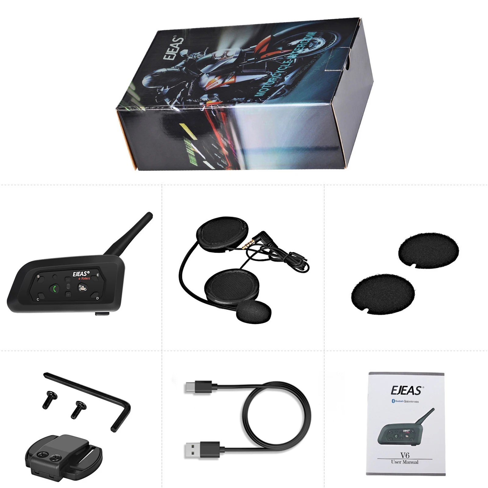 EJEAS V6 PRO   BT    ý,  ̵, ǽð BT ,  5.0
