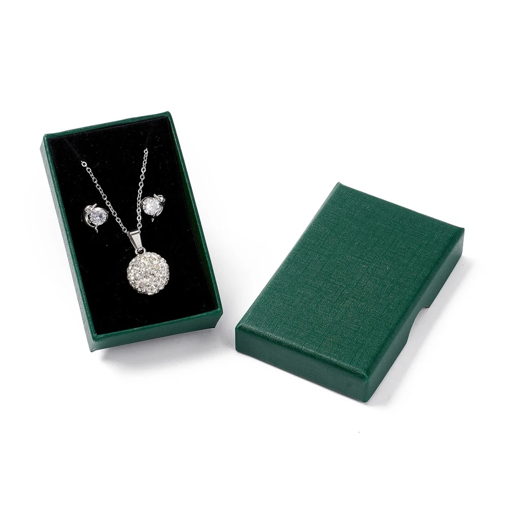 27/30pcs Cardboard Paper Jewelry Necklace Boxes Gifts Present Storage Display Boxes for Ring Earring Women Jewelry Packaging Box
