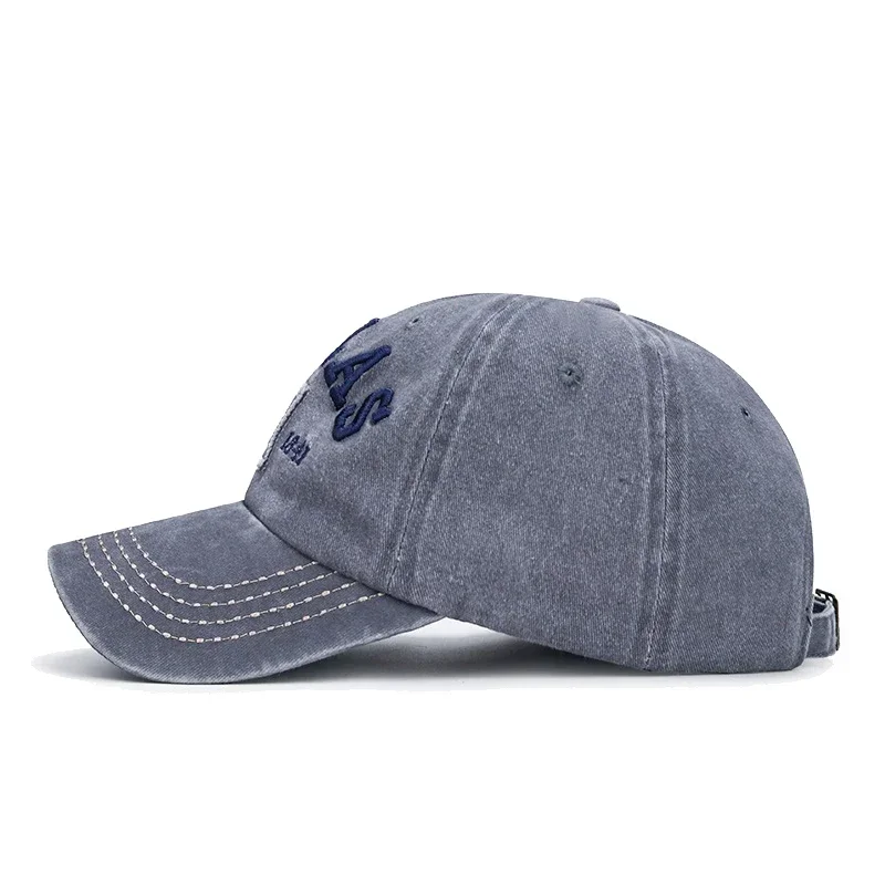 4 Colors Unisex DALLAS 3D Embroidered Baseball Cap Snapback caps Sun hats Dad hats