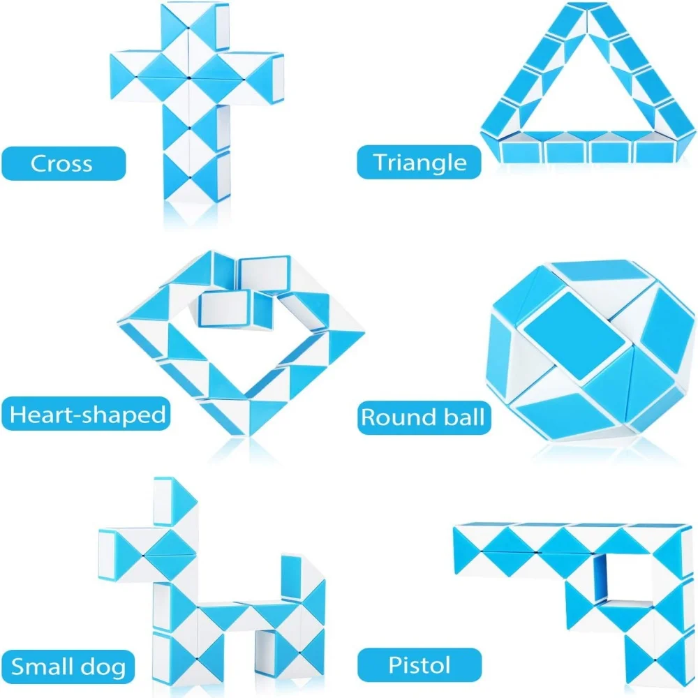 Moyu Meilong Cubing Classroom 48 Snake Speed Cubes Twist Magic Puzzle For Kids Party Favours Colorful Educational Toys 4