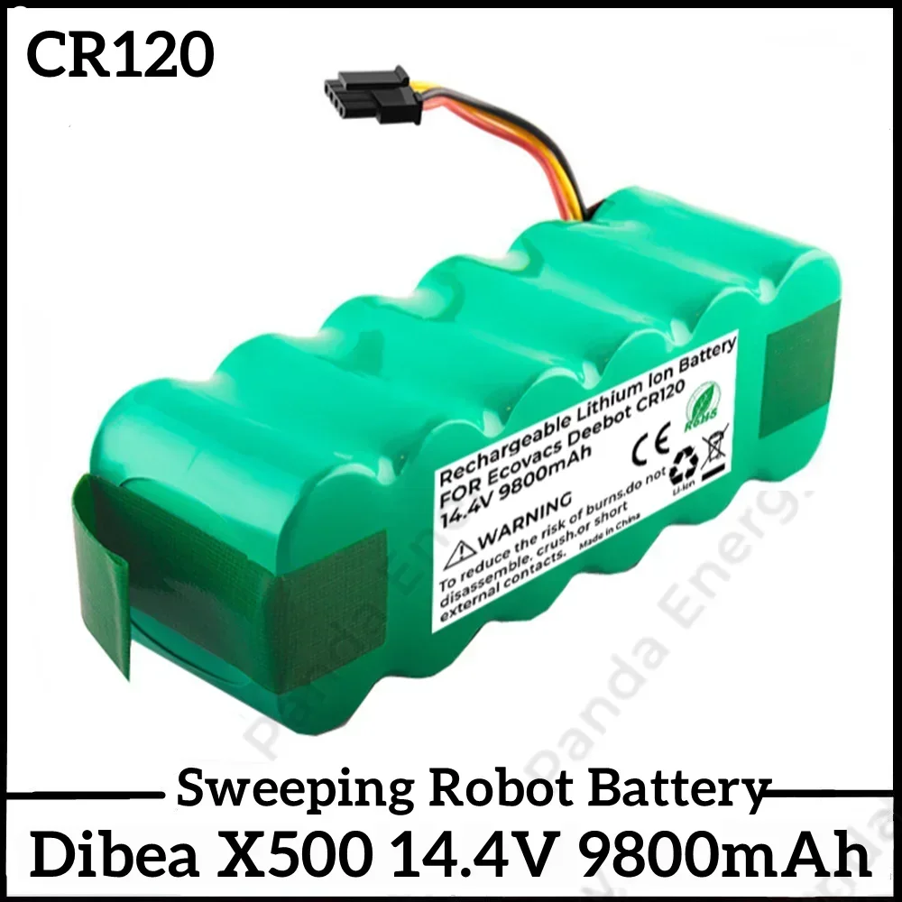 

Neues Upgrade 14,4 v 9800mah Batterie für Panda x500 dibea x500 x580 x900 haier t322 t321 t320 Staubsauger cr121 cr540 Batterie
