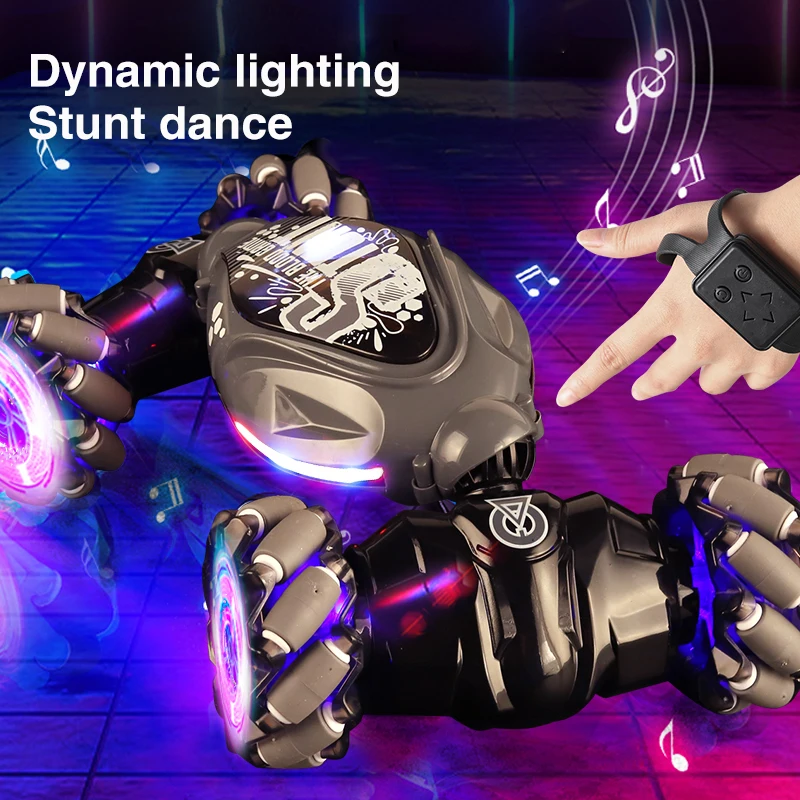 RC Car 4x4 Remote Control Cart Stunt Gesture Sensing 1 12 RC Drift Car With LED Light Deformation Novel Toys For Children Toys