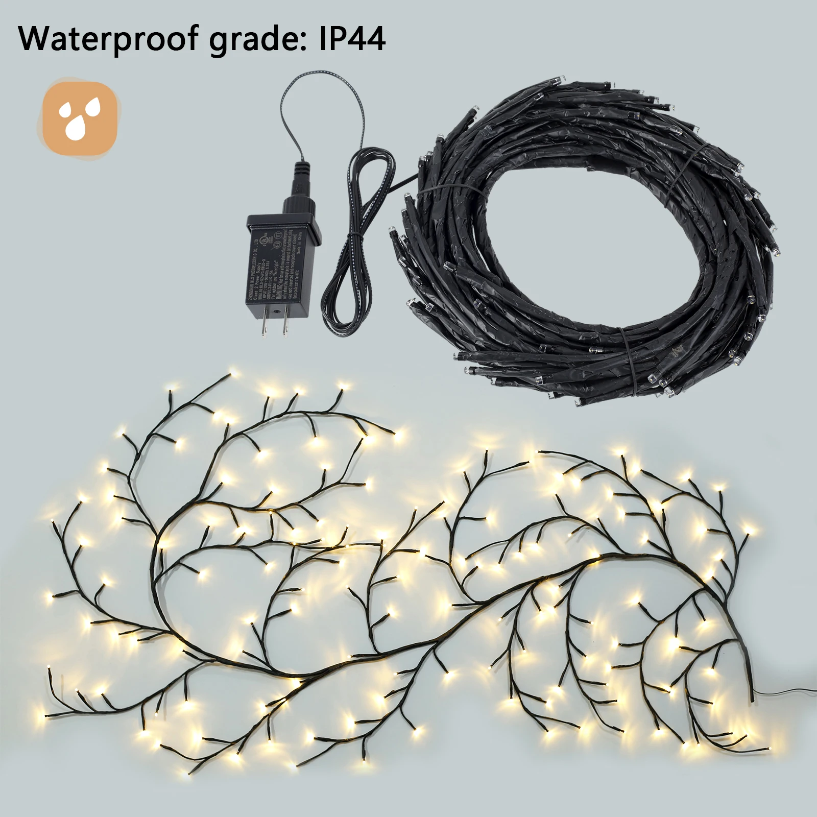 144leds Romantic Fairy Willow Vine Light String Holiday Rattan Twig Garland  Light for New Year Wedding Xmas Valentine's Day Deco - AliExpress