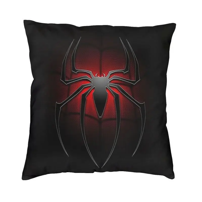 

Classic Red Spider Web Modern Pillow Cover Decoration Halloween Chair Cushion Double Sided Print 3D Printing Decorative Pillows