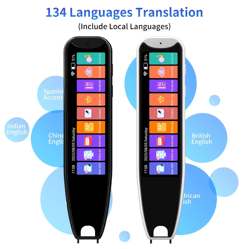 MD22 Voice Translator Offline Scan Translation Pen 134 Voice Translation 9 OfflineTranslation Business Scanning Reading Pen