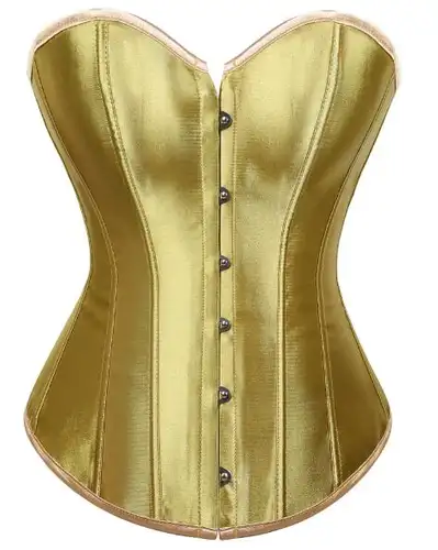 Caudatus Black Corset Top Plus Size Bustiers Overbust Satin Sexy Costume Corselet Brocade Vintage Style Bridal Korsett Women - Image 21