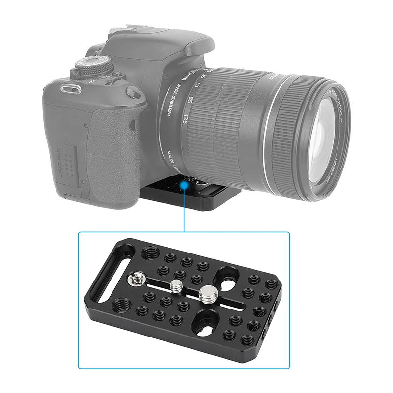 Hdrig Multipurpose Cheese Plate Câmera Rig Quick Release Baseplate para Sony Canon Dslr Acessórios - Image 3