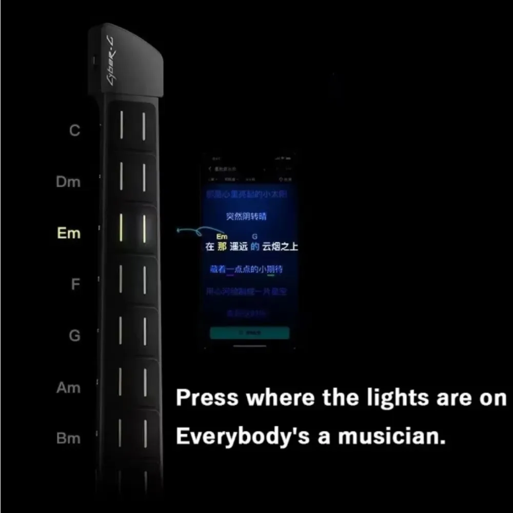 【New】ENYA CyberG Stringless Guitar Intelligent Playing One Man Band Autostop Piano Electronic Musical Instrument