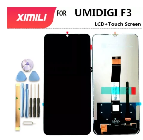 

6.7"New Original 1650*720 For UMIDIGI F3 5G LCD Display and Touch Screen Digitizer Assembly For umidigi f 3 Replacement +Tools