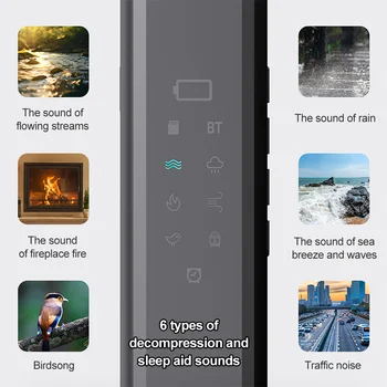 Under Pillow Speaker Bluetooth Mini Bone Conduction Sound Box Wireless Stereo Bass Soundbar Improve Sleep White Noise Speaker 2