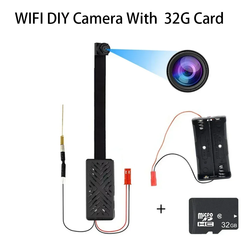 Mini Caméra Cachée WIFI, Caméra Nounou HD 1080P Avec