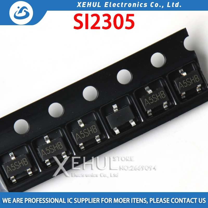 

100pcs/lot SI2305DS SI2305D SI2305 making : A5SHB SOT-23
