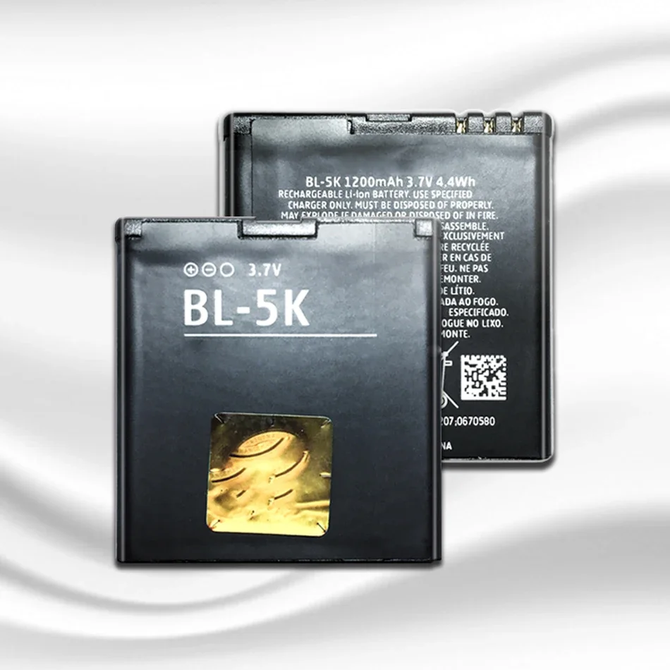 Batteria Per Cellulare Di Alta Qualità Bl-5K 1300Mah Per Nokia N85 N86 N87 8Mp 701 X7 X7 00 C7 C7 00 Bl 5K
