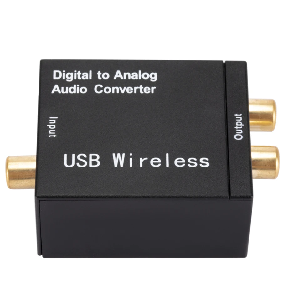Bluetooth Digital to Analog Audio Converter Optical Fiber Toslink Coaxial Signal To RCA R/L Audio Decoder Amplifier Fiber Conver for Audio Converter Adapter Decoder Amplifier
