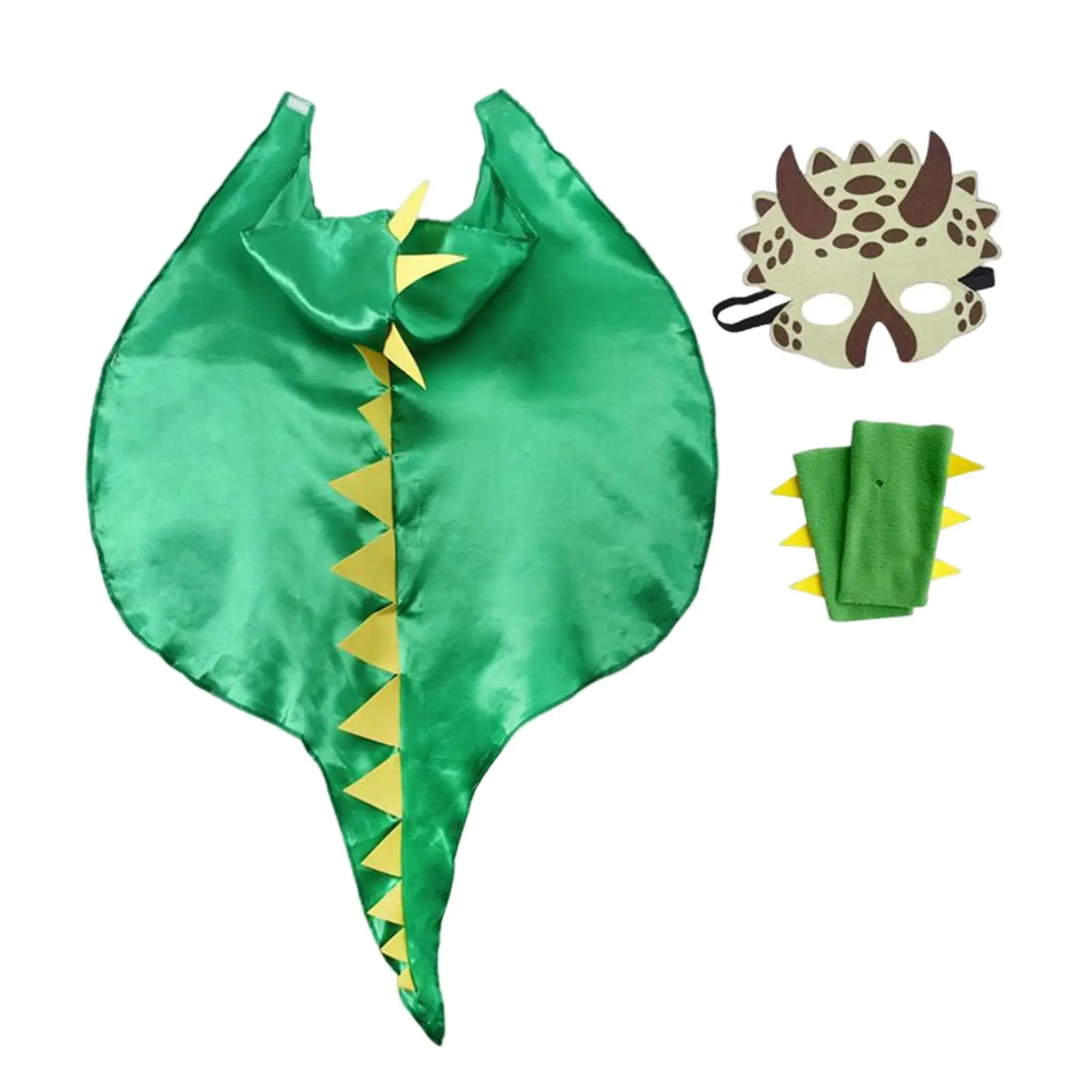 Pluszowy smok peleryna do kostiumu Fantasy zabawka dinozaura na urodziny Halloween