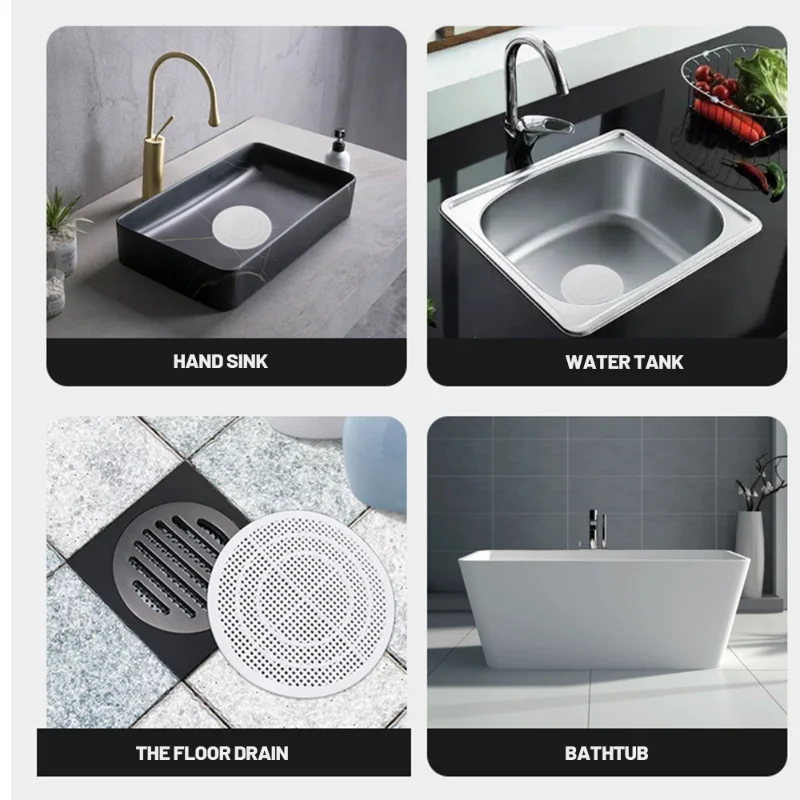 Round Drain Cover Floor Drain Strainers Mesh Sink Filter Anti-clogging  Shower Hair Catcher For Bathroom Bathtub Kitchen - Drain Strainers -  AliExpress