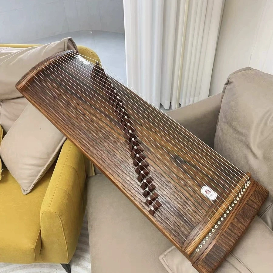 High Quality 100 cm Guzheng Chinese Zither Mini WaZheng Monolithic Solid-Body 21 Strings Digging Zither With Bag