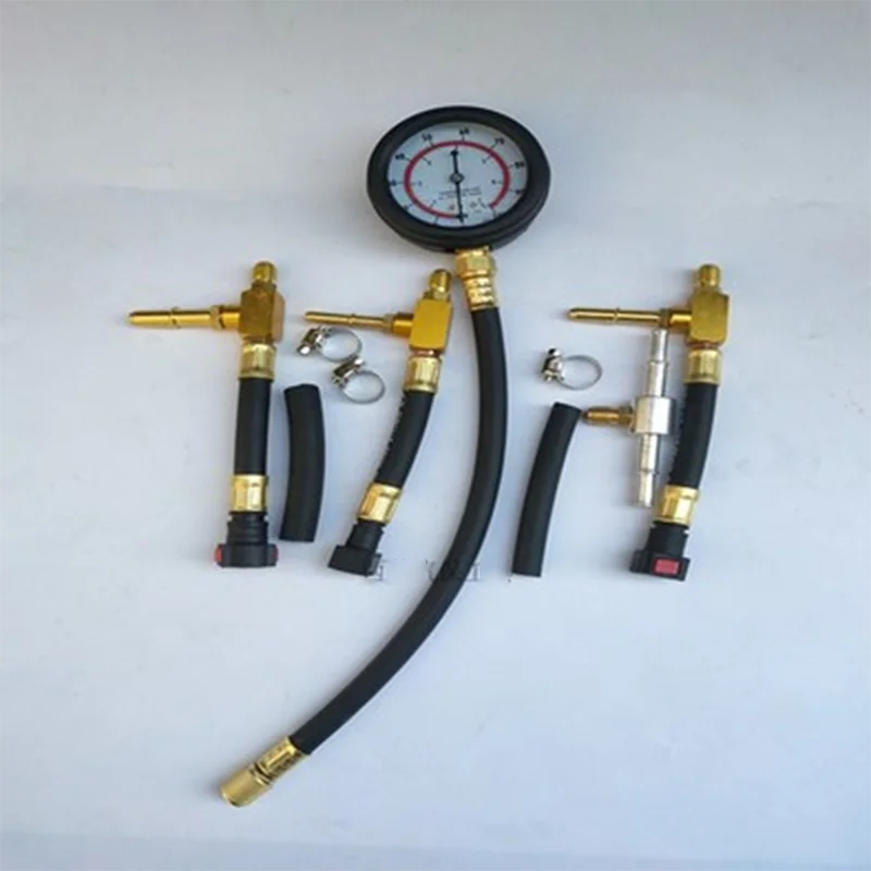New Car Fuel Pressure Gauge Car Gasoline Injection Tester Meter With 6.
