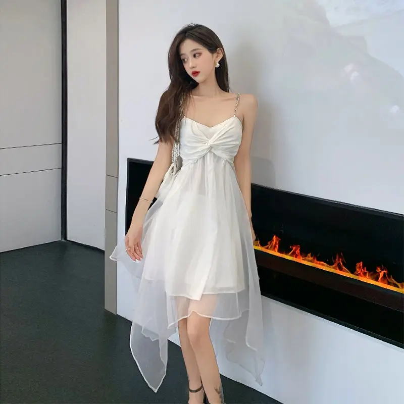 ★韓国人気★I AM MARI★HIGH-QUALITY SLEEVELESS DRESS Korean Style Dress Solid Color | Sundress Women Dresses