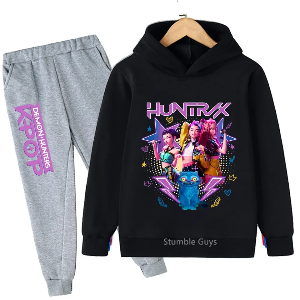 thumbnail image 2 of Kids Anime Design Demon Hunters Cartoon Hooded 13 Colors 2 of 10