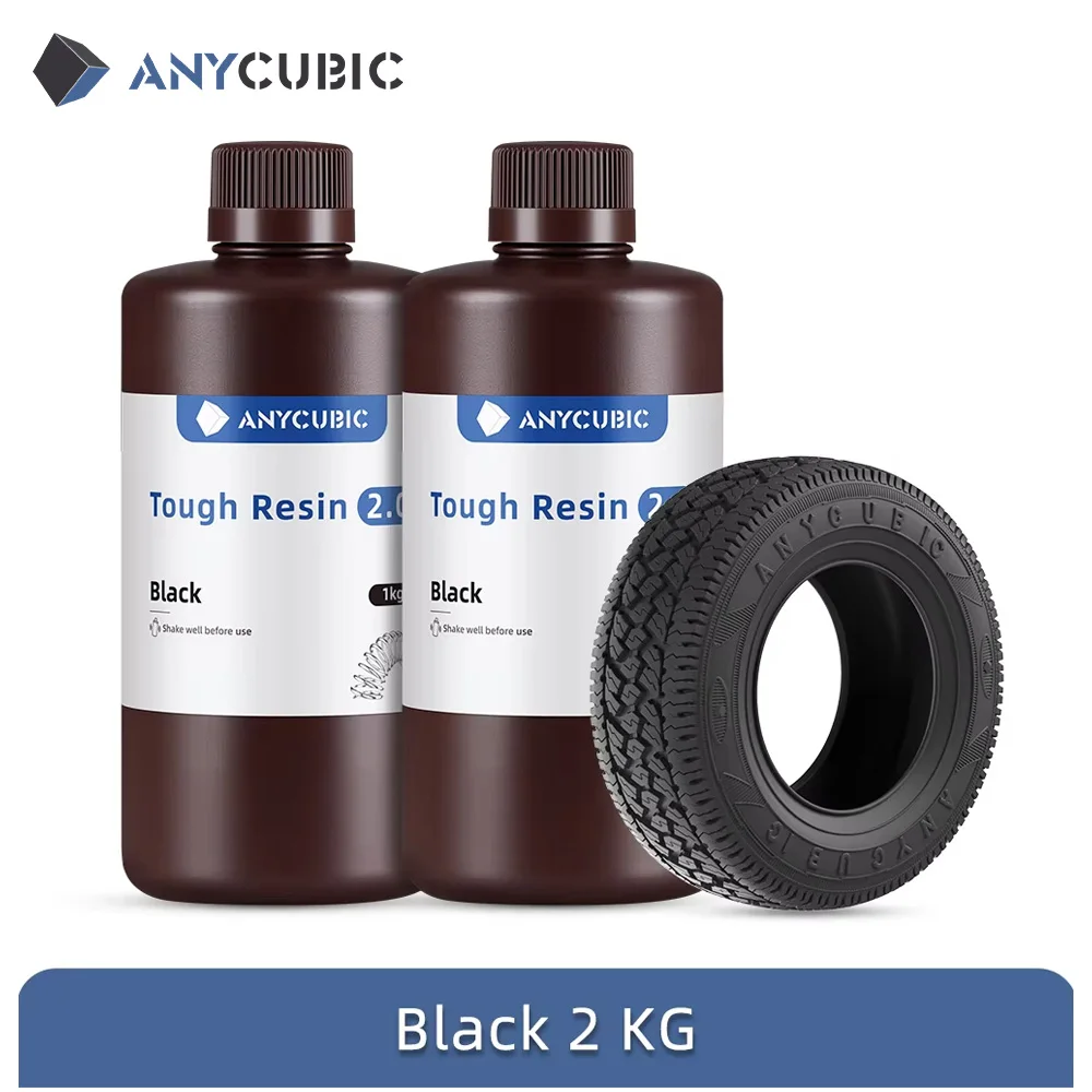ANYCUBIC Tough Resin 2.0 405nm UV 3D Printer Resin Flexible 1kg/2kg