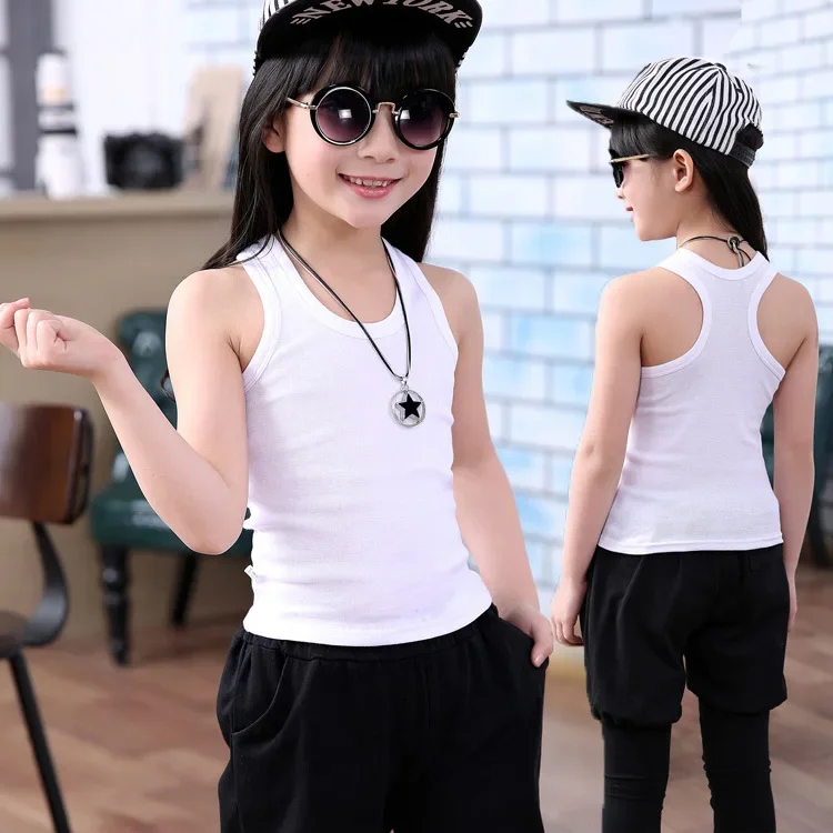 Girls Tank Tops Children's Clothes Boys Vests Underwear Camisoles For Toddler Tees T-shirt