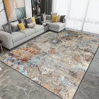 Nordic Carpet Living Room Ink Splash Abstract Area Rug Large Bedroom Decoration Home Rugs Washable Entryway Doormat Bath Mat 2