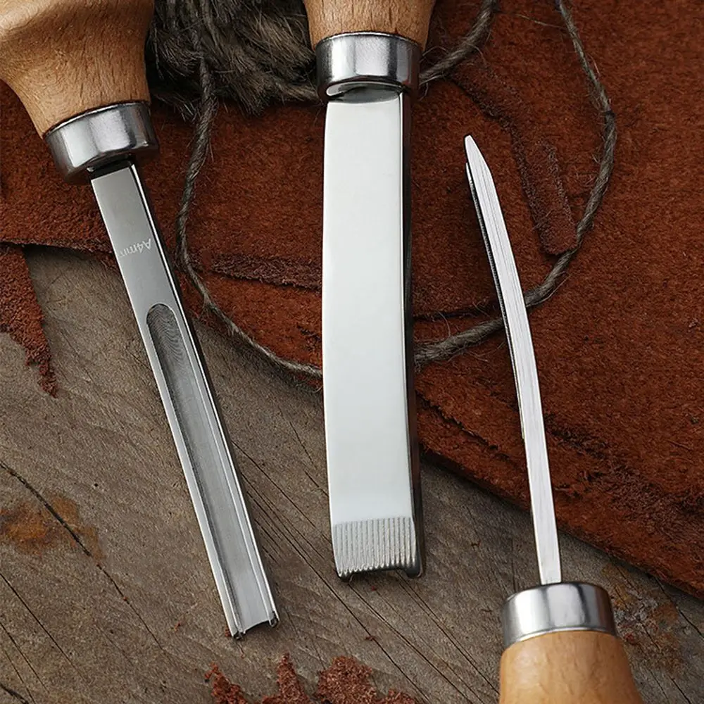 Practical Leather Craft Edge Beveler Skiving Beveling Cutting DIY Handmade Cutting Hand Trimming Leather Craft Tool Tool