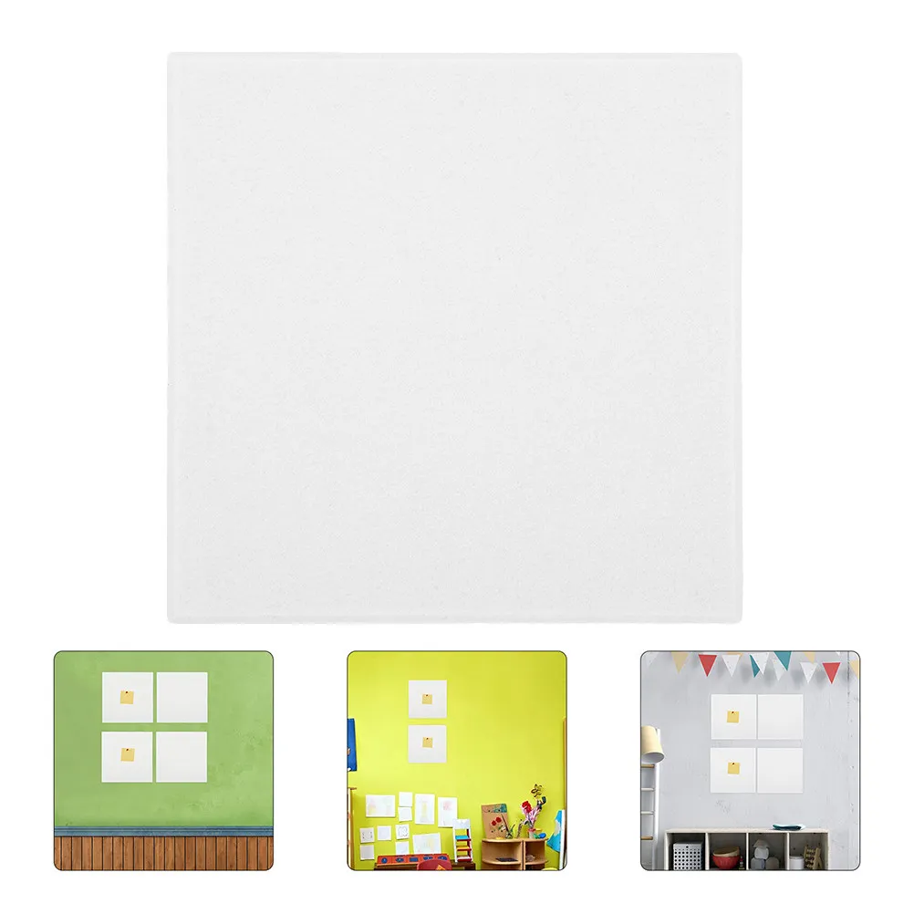 4개 펠트 벽 타일 방음 패널, 소음 감소, 스타일리쉬 DIY 사진 메모 보드, 벽 장식, 거실, 침실, 사무실용